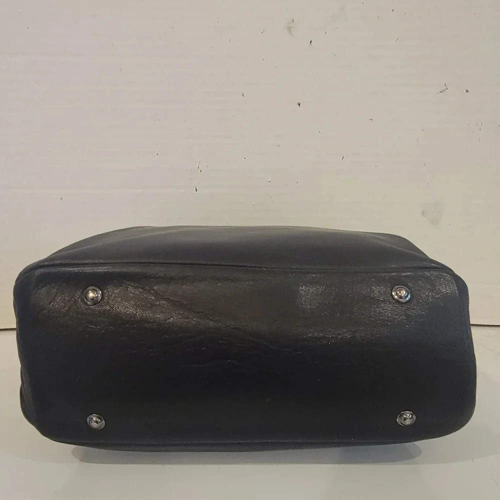 PERLINA BLACK LEATHER‎ SHOULDERBAG HANDBAG